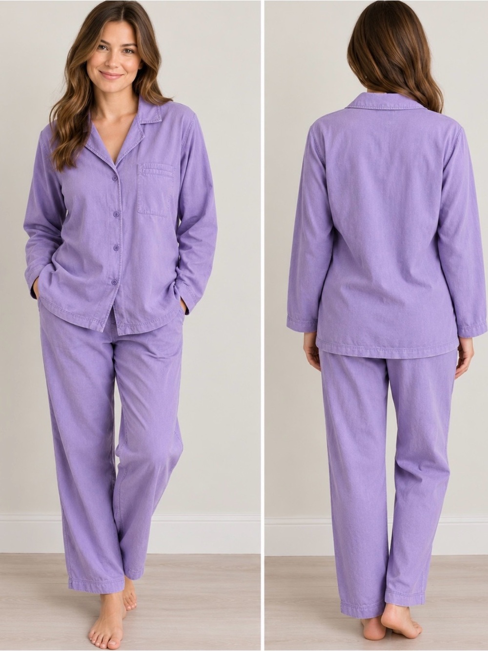 NWT Jennifer Moore Sz 14 Classic Lavender Women’s Pajama Set New Tencel